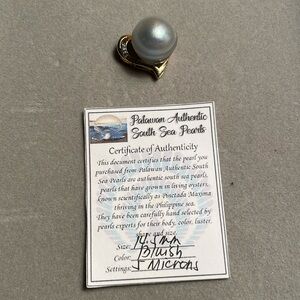 South Sea Pearl Pendant - Baroque